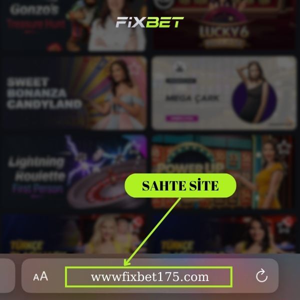 Fixbet Sahte Site Uzantısı