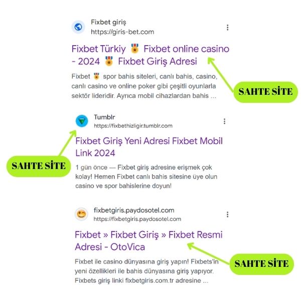 Fixbet Sahte Site Korunma